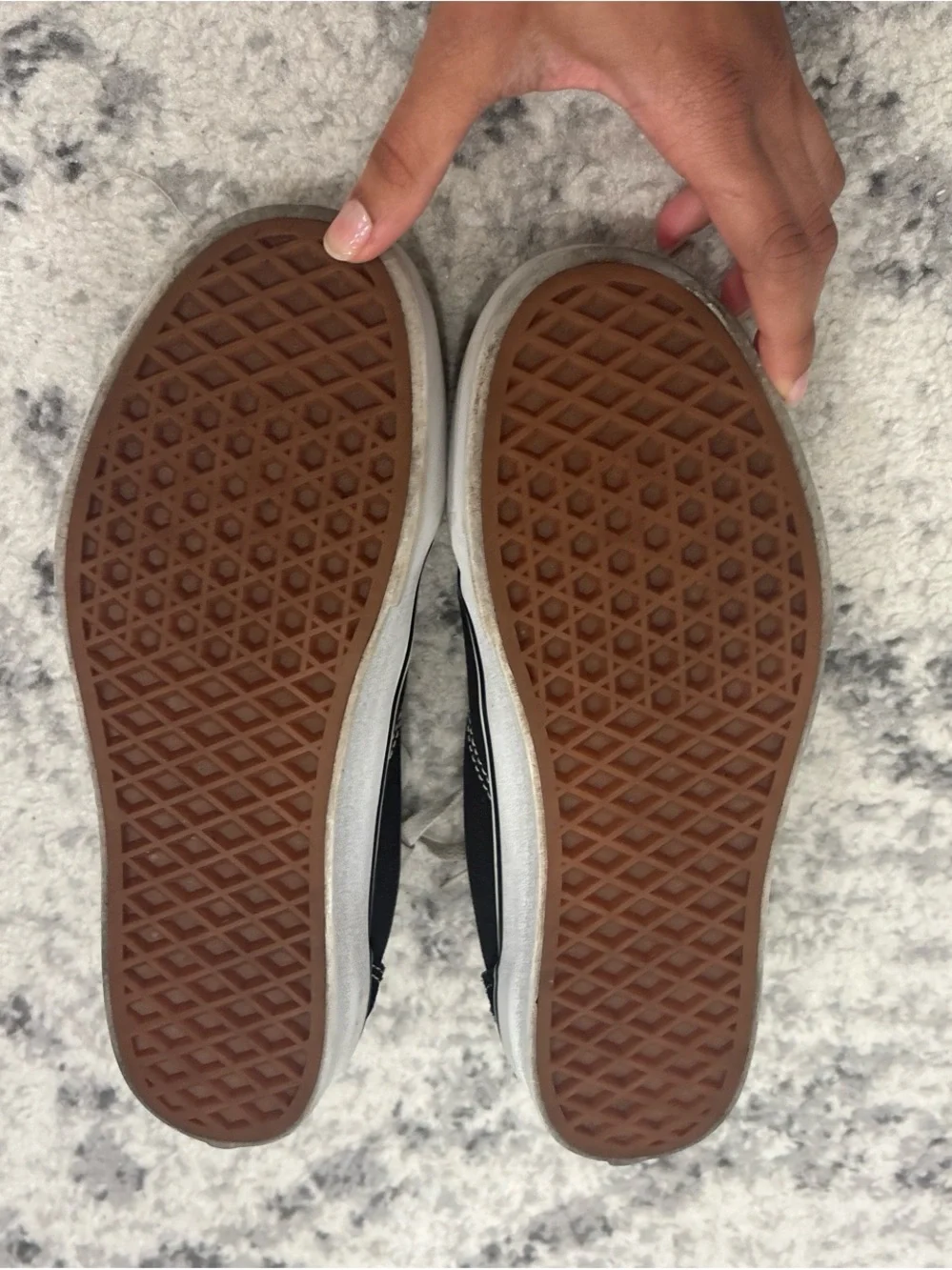 Classic Black & White Low-Top Skate Sneakers